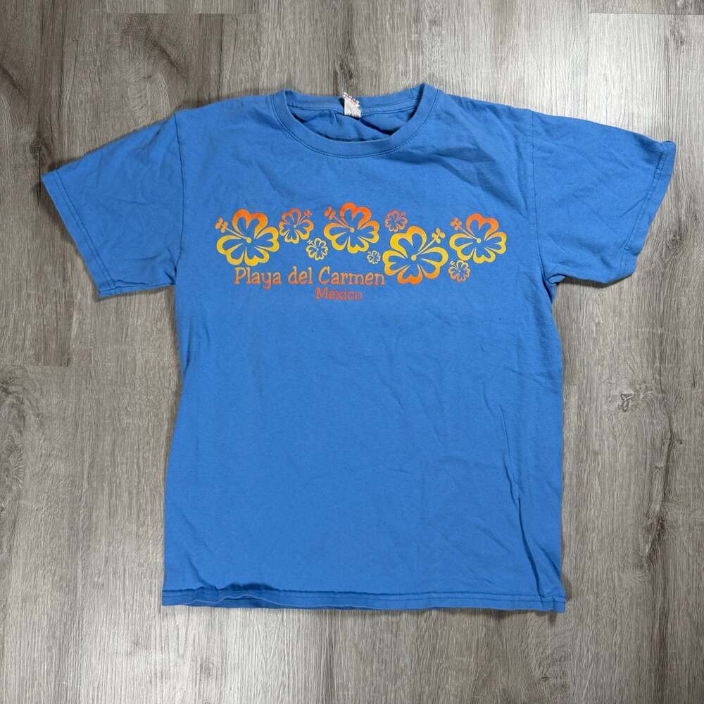 Womens Playa del Carmen Mexico Souvenir Graphic T-Shirt Small